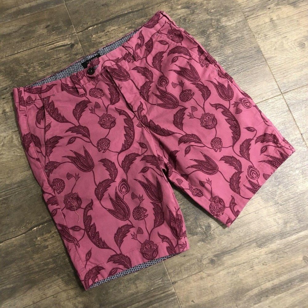 NWT Ted Baker‎ London Men's Tonal Floral Printed 31